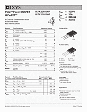 DataSheet IXFX32N100P pdf